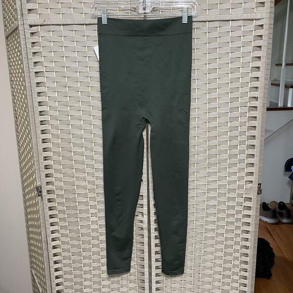 BLANQI EVERYDAY POSTPARTUM LEGGINGS Size S Green Forest Night Compression NEW - Picture 2 of 12